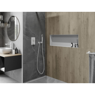 Mexen X-WALL-NR Polica do steny 90x30x10, biela 1921903010