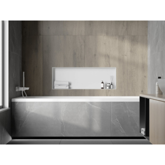 Mexen X-WALL-NR Polica do steny 90x30x10, biela 1921903010