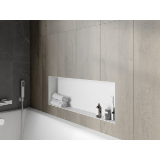 Mexen X-WALL-NR Polica do steny 90x30x10, biela 1921903010