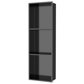 INSERTA zapustená polica do obkladu, 270x810 mm, nerez, antracit 1301-27B