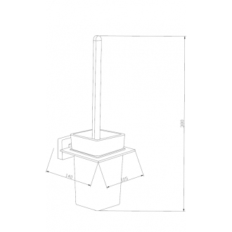 WC kefa Mexen Arno, čierna - 7020750-70