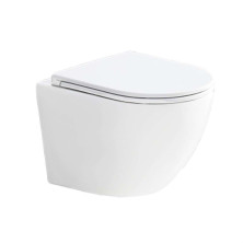 Mereo WC závesné WC, Smart Flush RIMLESS, 495x360x370, ker., vr. sedátka CSS113S VSD82T1