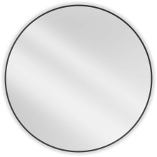 Mexen Loft okrúhle kúpeľňové zrkadlo 100 cm, čierny rám - 9850-100-100-000-70