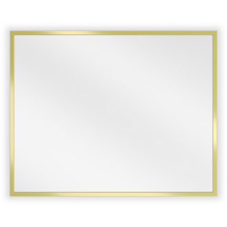 Mexen Loft obdĺžnikové kúpeľňové zrkadlo 50 x 40 cm, zlatý rám - 9852-050-040-000-50