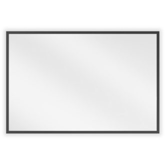 Mexen Loft obdĺžnikové kúpeľňové zrkadlo 60 x 40 cm, čierny rám - 9852-060-040-000-70