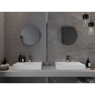 Okrúhle kúpeľňové zrkadlo Mexen Alto 50 cm - 9853-050-050-000-00