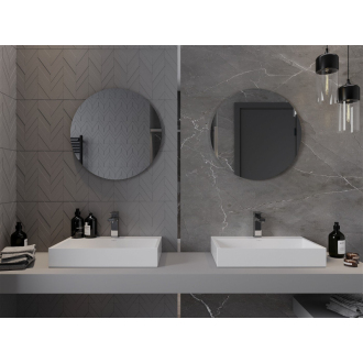 Okrúhle kúpeľňové zrkadlo Mexen Alto 60 cm - 9853-060-060-000-00
