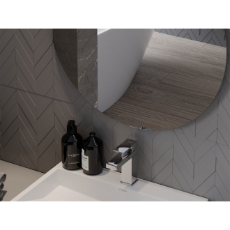 Okrúhle kúpeľňové zrkadlo Mexen Alto 80 cm - 9853-080-080-000-00