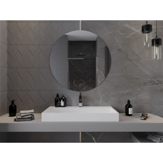 Okrúhle kúpeľňové zrkadlo Mexen Alto 90 cm - 9853-090-090-000-00