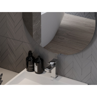 Okrúhle kúpeľňové zrkadlo Mexen Alto 100 cm - 9853-100-100-000-00