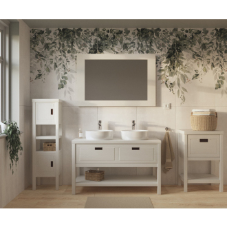 COUNTRY skr. 120cm pre um.misu, biela COUNTRY120ZBUMBI