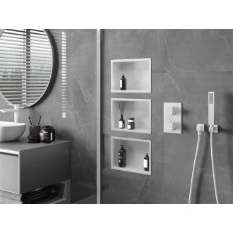 Mexen X-WALL-R Polica do steny 30x20x10, biela 1920302010