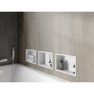 Mexen X-WALL-R Polica do steny 30x20x10, biela 1920302010