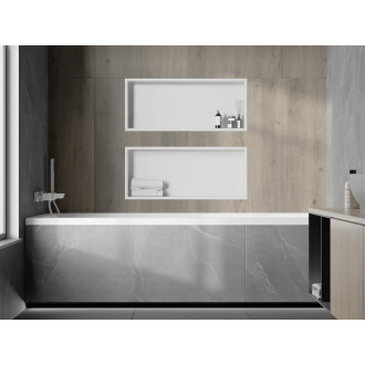 Mexen X-WALL-R Polica do steny 75x30x10, biela 1920753010