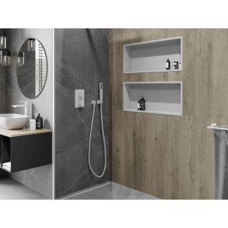 Mexen X-WALL-R Polica do steny 75x30x10, biela 1920753010