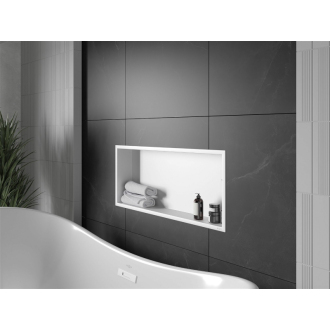 Mexen X-WALL-R Polica do steny 75x30x10, biela 1920753010