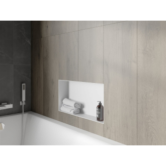 Mexen X-WALL-NR Polica do steny 60x30x10, biela 1921603010