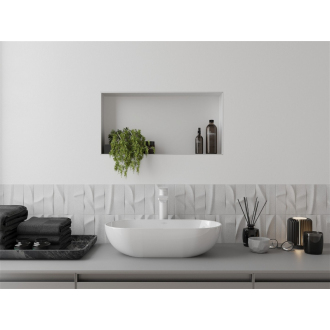 Mexen X-WALL-NR Polica do steny 60x30x10, biela 1921603010