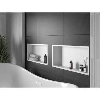 Mexen X-WALL-R Polica do steny 60x30x10, biela 1920603010