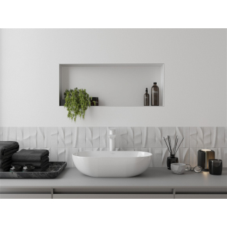 Mexen X-WALL-R Polica do steny 60x30x10, biela 1920603010