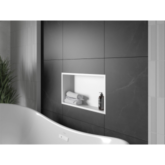 Mexen X-WALL-R Polica do steny 60x30x10, biela 1920603010