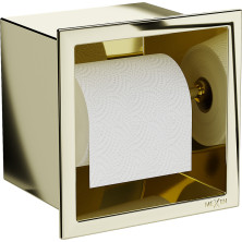 Mexen X-WALL-P Zápustný držiak toaletného papiera, zlatá 1953