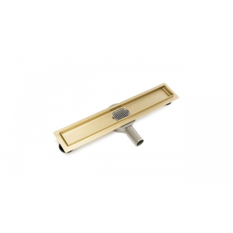 Rea Žľab s roštom Neo Slim L.Gold Pro-900 Mirror