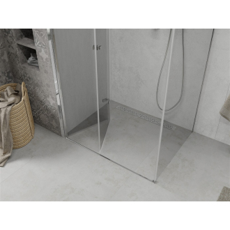 Mexen Lima skladací sprchovací kút 85 x 70 cm, transparentný, chróm - 856-085-070-01-00