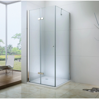 Mexen Lima skladací sprchovací kút 85 x 70 cm, transparentný, chróm - 856-085-070-01-00