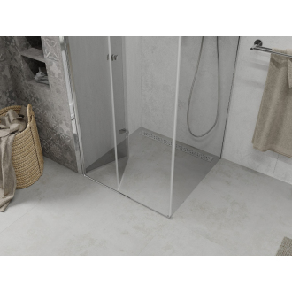 Mexen Lima skladací sprchovací kút 90 x 90 cm, transparentný, chróm - 856-090-090-01-00