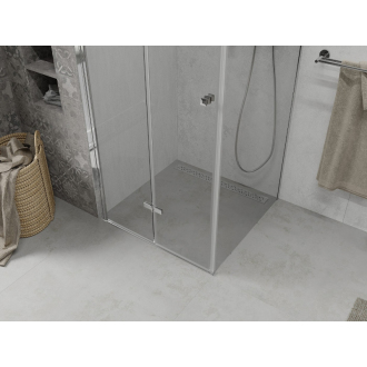 Mexen Lima skladací sprchovací kút 90 x 90 cm, transparentný, chróm - 856-090-090-01-00