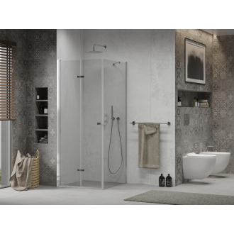 Mexen Lima skladací sprchovací kút 90 x 90 cm, transparentný, chróm - 856-090-090-01-00