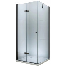 Mexen Lima skladací sprchovací kút 80 x 70 cm, transparentný, čierna - 856-080-070-70-00