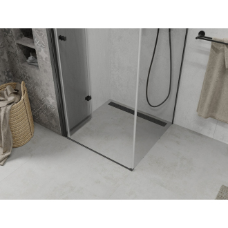Mexen Lima skladací sprchovací kút 90 x 90 cm, transparentný, čierna - 856-090-090-70-00