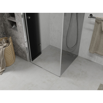 Mexen Lima skladací sprchovací kút 70 x 70 cm, grafit, chróm - 856-070-070-01-40