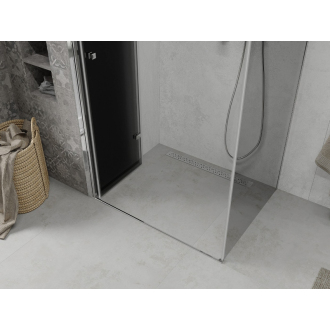 Mexen Lima skladací sprchovací kút 80 x 110 cm, grafit, chróm - 856-080-110-01-40