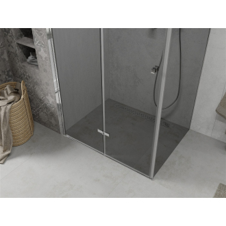 Mexen Lima skladací sprchovací kút 80 x 110 cm, grafit, chróm - 856-080-110-01-40
