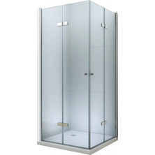 Mexen Lima Duo skladací sprchovací kút 70 x 70 cm, transparentný, chróm - 856-070-070-02-00