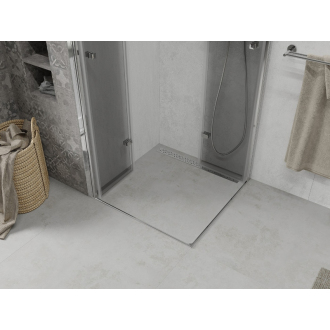 Mexen Lima Duo skladací sprchovací kút 80 x 80 cm, transparentný, chróm - 856-080-080-02-00