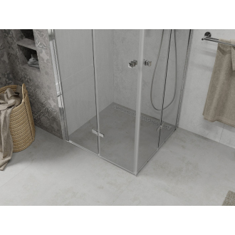 Mexen Lima Duo skladací sprchovací kút 90 x 70 cm, transparentný, chróm - 856-090-070-02-00