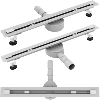 REA Odtokový žľab Neo Ultra Slim Pre brúsený nikel, INOX 60 REA-G9800