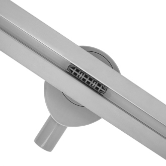 REA Odtokový žľab Neo Ultra Slim Pro, brúsený nikel INOX 80 REA-G9802