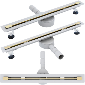 REA Odtokový žľab Neo Ultra Slim Mirror Pro 70 - zlatý REA-G9804