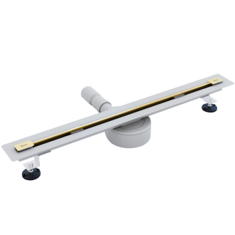 REA Odtokový žľab Neo Ultra Slim Mirror Pro 70 - zlatý REA-G9804