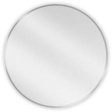 Okrúhle kúpeľňové zrkadlo Mexen Loft 70 cm, nerezový rám - 9850-070-070-000-10