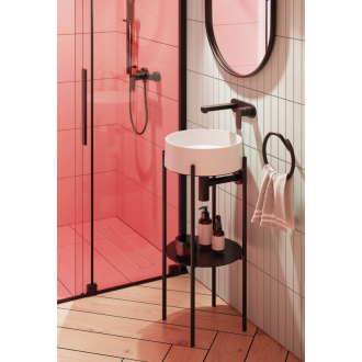 Deante JASMIN Posuvná sprchová stena walk-in 100x195cm, čierna KTJ_N30R