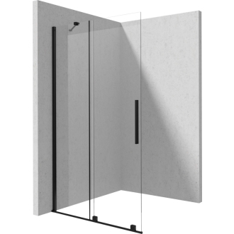 Deante JASMIN Posuvná sprchová stena walk-in 120x195cm, čierna KTJ_N32R