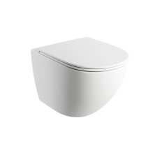 Omnires OTTAWA závesné WC so sedátkom 49x36, 5cm, biela matná OTTAWAMWBM