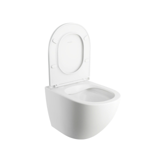 Omnires OTTAWA závesné WC so sedátkom 49x36, 5cm, biela matná OTTAWAMWBM