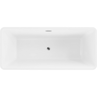 Mexen Tonia voľne stojaca vaňa 170 x 75 cm, biela, chrómový prepad - 52171707500